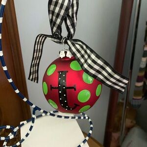 Coton Colors Initial Ornament